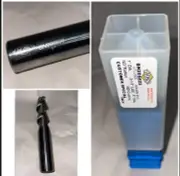 CGS BN206825 2 FLUTE 1" DIA 2-1/2 LOC 6" OAL NO RADIUS NO COATING INCH CNC BIT
