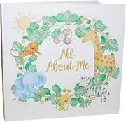 All About Me Unisex Baby Record Book Baby Keepsake Diary and Photo Scrap Book