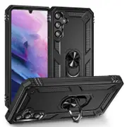 For Samsung Galaxy A34 5G Case, Shockproof with Holder, Black