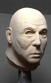 Rampage Aged Human Face Raw Pull Jason Freddy Myers Mask