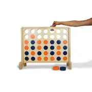 GIANT CONNECT FOUR | MASSIVE SIZE 75cm wide x 55cm high! Garden Family Game
