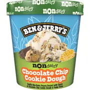 Ben & Jerry's Non Dairy Ice Cream Tub Oat Chocolate Chip Cookie Dough 458mL