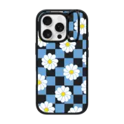 iPhone 16 Pro Impact Ring Stand Case MagSafe Compatible Daisy Checkers
