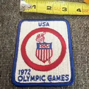 1972 SUMMER OLYMPICS USA OLYMPIC GAMES VINTAGE 3" PATCH