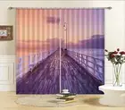 3D Sky road 6 Blockout Photo Curtain Printing Curtains Drapes Fabric Window AU