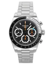 Tissot PR516 Chronograph Tachymeter Swiss Made Automatic T149.459.21.051.00 100M Men's Watch Stainless Steel Black Dial