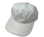NEW Nike 2016 Men's Rafa Nadal Bull Featherlight Cap Hat-White/White, 715146-101