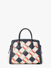 knott woven medium satchel
