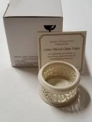 Lenox Pierced China Votive With Certificate Of Authenticity NWB 24K Gold Accent