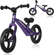 Lionelo Bart Tour Balance Bike from 2 Years up to 30 kg, Magnesium Frame, Sporty Style, Maintenance-Free PU 12 Inch Wheels, Height-Adjustable Handlebar and Saddle, Durable and Very Light