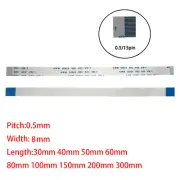 15Pin 0.5mm Pitch FFC FPC Flexible Flat Cable AWM VW-1 20624 80C 60V A B Type
