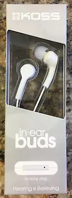 Koss In-ear Buds With In-line Mic