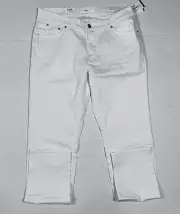 $198 New BRAX Chuck Hi-Flex Men's Size 38x34 White Casual 5 Pocket Chino Pants