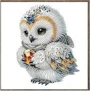 Bird Gem Art Kits For Adults, Crystal Hand-Made 5D Gem Art, Rhinestone Dots Full Drill, Jewelry Art Crafts Embroidery, Gem Painting Kits For Adults, Craft Projects Gem Art, 5D Rhinestone Gem Art Kit,