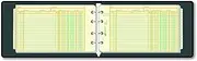 National Mini-Ledger, 100 Sheets and A-Z Index, Black, 6.25" x 9.75" (63453)