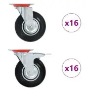 vidaXL 32 pcs Swivel Casters 125 mm