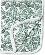 Babyushka Organic Stencil Leaf Blanket