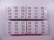 (100 Sheets) Oval 1 To 48 Number Self Adhesive Stickers Garment Labels Tags