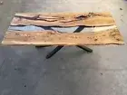 Custom Resin Table – Live Edge Resin Coffee Table | Contemporary Epoxy Wood arts
