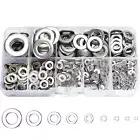 800 Pcs 304 Stainless Steel Flat Washers for Screws Bolts, Fender Washers Assort