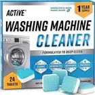 Active Washing Machine Cleaner Descaler 30 Pack Deep Solid Clean For HE Tablets