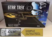 Master Replicas Signature Series Eaglemoss Star Trek Enterprise NCC-1701 XL Gold