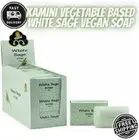 10 x Kamini Soaps White Sage Vegan Vegetable Based Soap Cakes Aromatics
