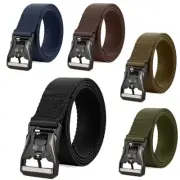 Nylon Outdoor Tactical Belt Army Waist Web Strap Waistband Zinc Alloy Buckle 1PC