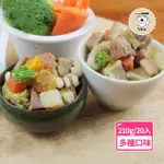 【T.N.A. 悠遊系列】極鮮包系列-天然食材添加保健品的寵物鮮食-210G×20入組-犬貓通用(寵物鮮食)