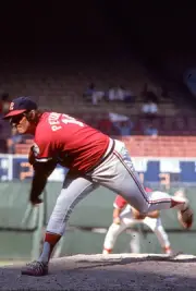 Fritz Peterson Cleveland Indians pitches at an Major League Baseb- 1974 Photo 5