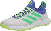 [adidas] Men's Defiant Generation Tennis Shoe, White/Screaming Green/Signal Green, 12.5