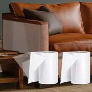 sourcing map Anti Cat Scratch Furniture Protector, 2 Rolls 197" x 3.9" Single-Sided Sticky Couch Protector from Cat Claws, Clear Protectors from Cats Scratching for Sofa Corners, Walls, Doors