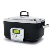 GreenPan Elite Electric Black Slow Cooker 230V 2200W Home Kitchen Cookware