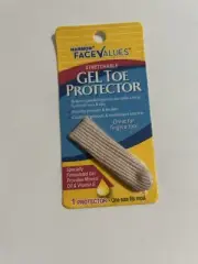 Harmon Face Values Gel Finger Toe Cap Protector Sleeve Tube Separator Vitamin E