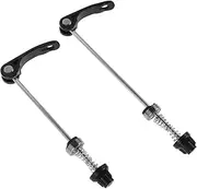 Generic 2pcs Bike Axle Quick Release Skewers Front and Rear Set Metal Skewers Easy to Install and Remove for Mountain Bikes Improve Riding Efficiency and Security