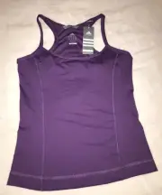 Adidas Performance Racerback Tank Top Climalite Purple Size Medium