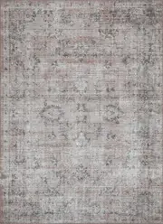 Pety Rust Machine Washable Rug