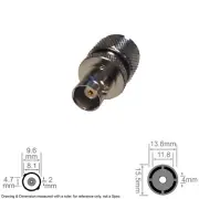 Coax RF Antenna Adapter Connector Converter BNC Female UHF Female