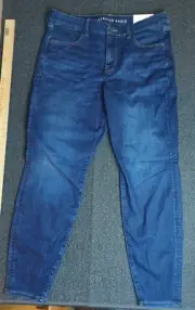 American Eagle Next Level Stretch Curvy High Rise Jeggings 18 34W New NWT
