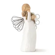 Willow Tree Figurine Angel of Friendship A Girl and Her Dog By Susan Lordi 26011