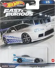 Hot Wheels Fast and Furious Supra Silver 1/5 HKD25, 1:64 Scale Toyota Supra