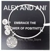 New Alex and Ani St. Maarten Exclusive Silver Charm Bangle Bracelet