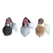Halloween Gnomes Swedish Tomtes Figurines Faceless for Kitchen Tiered Tray
