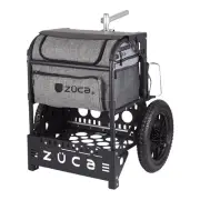 Zuca Transit Cart | Black Frame with Charcoal Bag