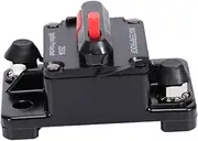 LALADEFIEE 250A Manual Reset Dual Circuit Breaker Waterproof Automotive Circuit Breaker with Switch Reliable Protection for Electrical Systems Black