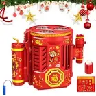 Fire-crackers Fireworks Bubble Machine Toy Sound Lighting/ No Bubble Liquid