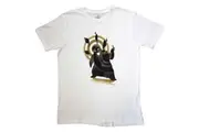 The Nightmare Before Christmas Unisex Adult Ooogie Boogie Target T-Shirt (White) - UTRO11080