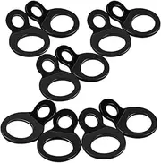 GARVALON 10pcs Tighten The Tie Down Hooks Heavy Duty Tie Down Hooks for Trucks Tie Down Hooks for Trailers Tie Down Anchors Hooks Tie Down Anchor Strapping Hooks