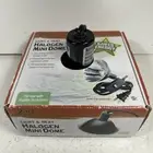 Zilla Black Halogen Mini Dome Terrarium Light & Heat Reptile Lamp Fixture