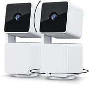 WYZE Cam Pan v3 Indoor/Outdoor IP65-Rated 1080p Pan/Tilt/Zoom Wi-Fi Smart Home Security Camera with Color Night Vision, 2-Way Audio, Compatible with Alexa & Google Assistant, White